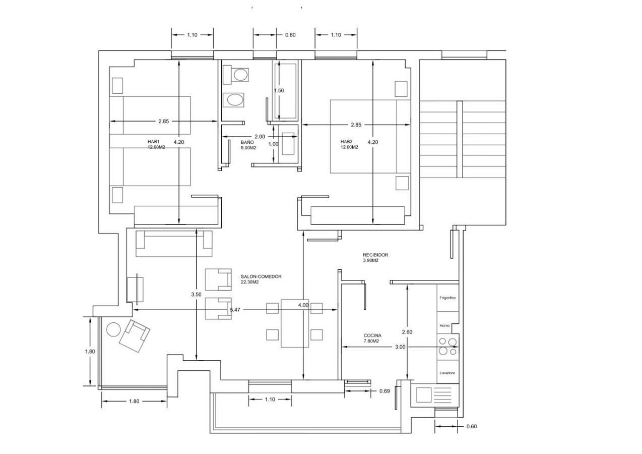 Centrico Y Acogedor Apartment Комилас Екстериор снимка
